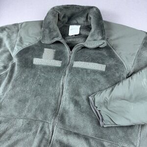 Peckham Cold Weather Gen III Fleece Jacket Men XL Green Police Tactical Patch
